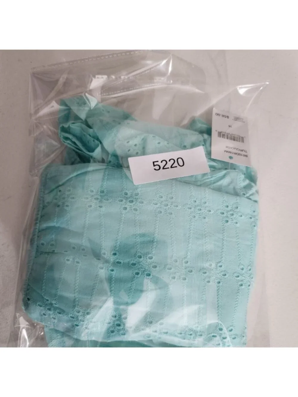 BCBG Girls Turquoise Ice Eyelet And Lace Dress New Size 14 New